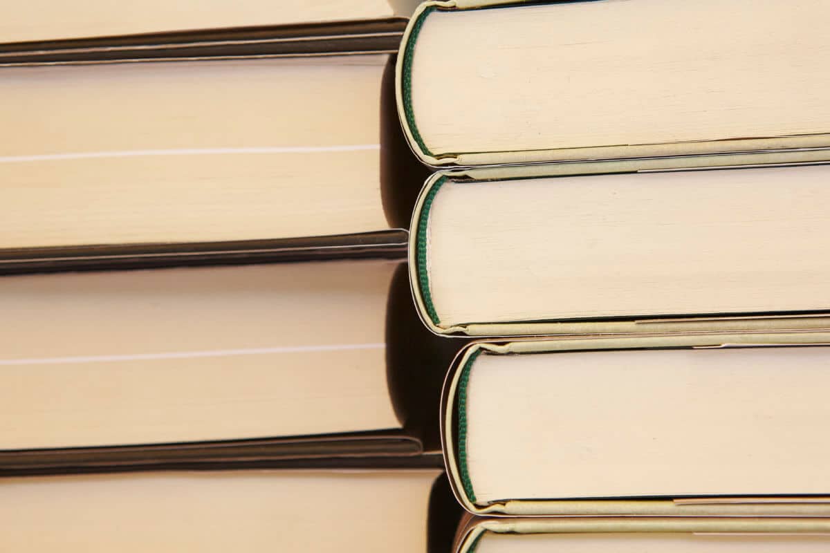 stacked books educational and learning background PQRQZXC